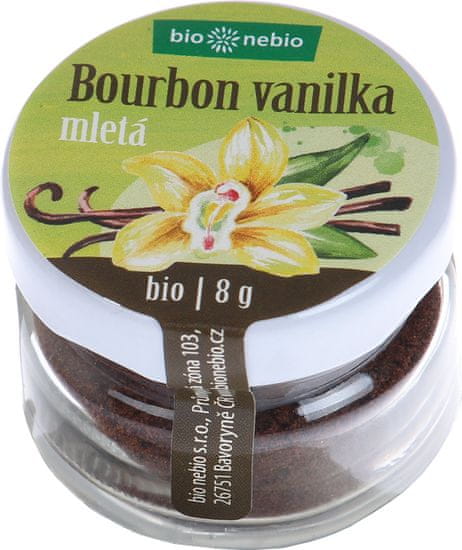 Bionebio Bio Bourbon vanilka mletá 8 g