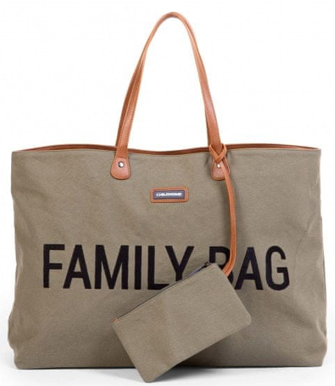 Levně Childhome Cestovní taška Family Bag Canvas Khaki
