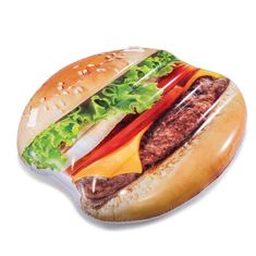 Rappa Nafukovací lehátko Hamburger 145 x 142 cm