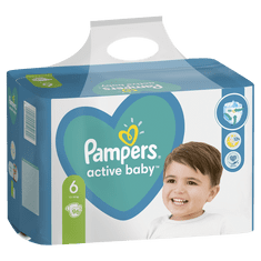 Pampers Active Baby Plenky Velikost 6, 96 Plenek, 13–18 kg
