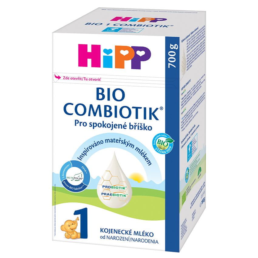HiPP 1 BIO Combiotik Počáteční mléčná kojenecká výživa 4x700 g