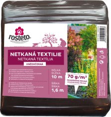 Rosteto Neotex / netkaná textilie - hnědočerná 70g šíře 10 x 1,6 m