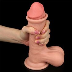 Lovetoy LoveToy Sliding-Skin Dual Layer Cock 7.8" (19,5 cm)