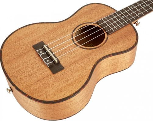  krásne tenorové ukulele Cascha HH 2048 Soprano Mahogany Ukulele Set matná povrchová úprava 19 pražcov plnohodnotný zvuk zhotovené z mahagónového dreva bohatá výbava krásne aj ako darček 