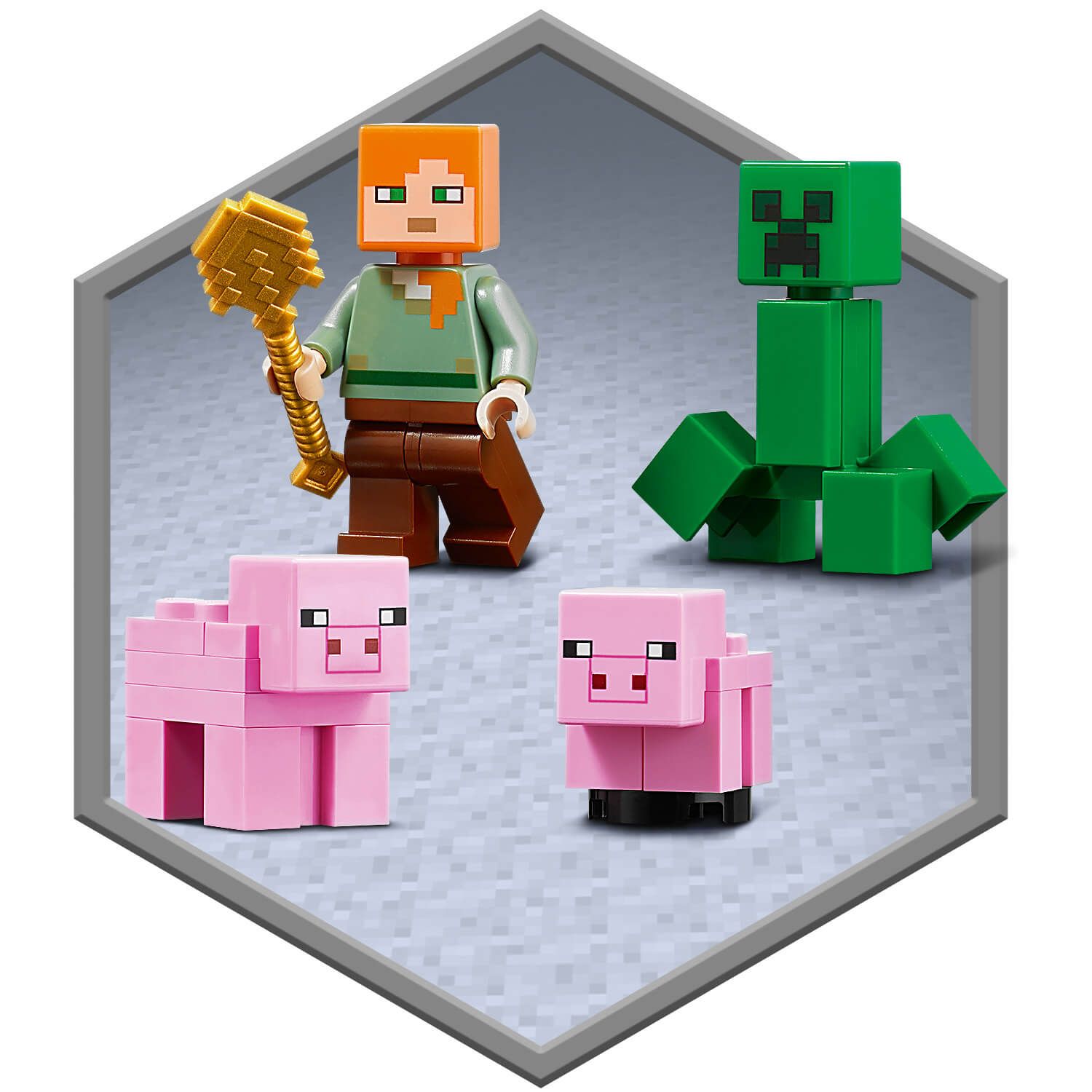 LEGO Minecraft prasečí dům