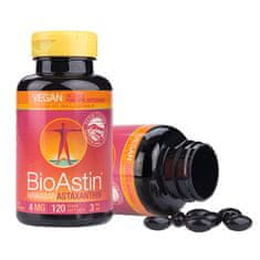 BioAstin Havajský astaxanthin Vegan 4 mg, 120 kapslí