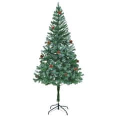 Greatstore Umělý vánoční stromek se šiškami 180 cm