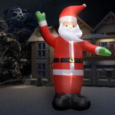 Greatstore Vánoční nafukovací Santa Claus 10 m XXL vysokotlaký fukar