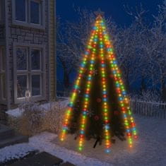 Greatstore Světelná síť na vánoční stromek se 400 LED barevná 400 cm