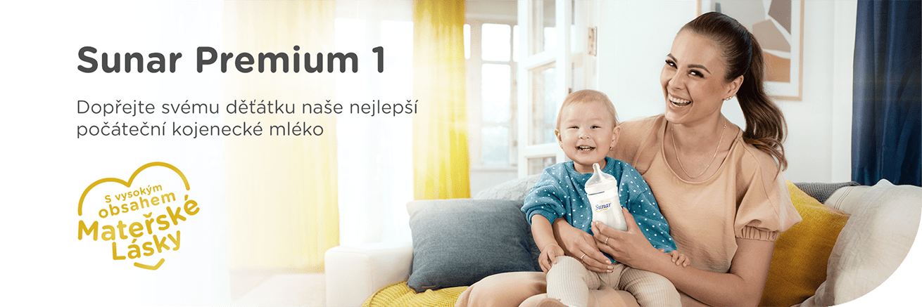 Sunar Premium 1 počáteční kojenecké mléko, 6x 700g