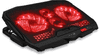 FrostWind chladicí podložka pod notebook s červeným podsvícením CCP-2200-RD, černá