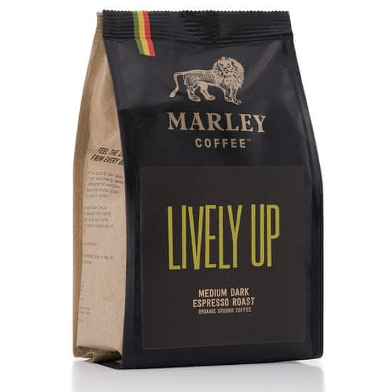 Marley Coffee Lively Up! 227g zrnková (Recyklovatelný obal)