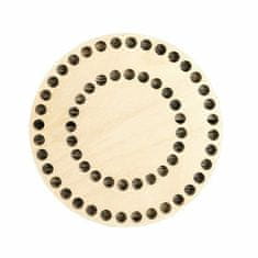 Kraftika 1 ks obrobku pro řezání "circle. 2 sekce "16 cm dřevěné