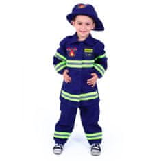 Dětský kostým Hasič - požárník vel. L - EKO obal