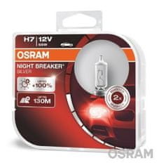 Osram Žárovka H7 Nightbreaker Silver +100% 2ks PX26d 12V 55W