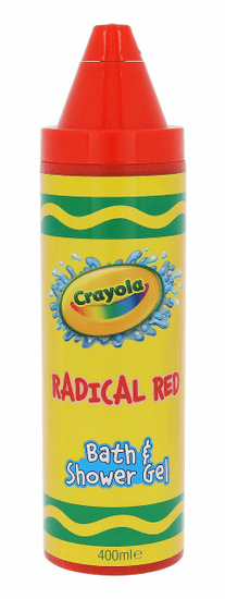 Crayola 400ml bath & shower gel, radical red, sprchový gel
