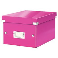 Leitz Krabice Leitz Click & Store - S malá / růžová