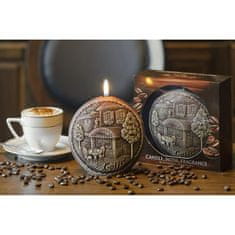 IDARY Svíčka Disk 130 mm Aromatic Coffee