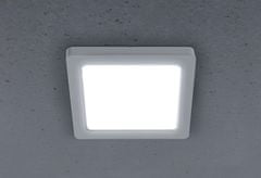 HEITRONIC Heitronic LED zapuštěný panel SELESTO stmívatelné Clip-on hranaté bílá 164 mm 3000/4000/6000K