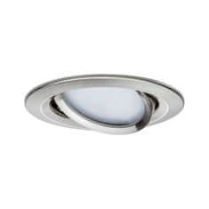 Paulmann PAULMANN SmartHome Zigbee vestavné svítidlo LED Coin Nova Plus 1x6,5W měnitelná bílá kruhové kov kartáčovaný 929.61 P 92961 92961