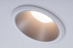 Paulmann PAULMANN Vestavné svítidlo LED Cole 6,5W bílá/stříbrná mat 3-krokové-stmívatelné 2700K teplá bílá 934.09 93409
