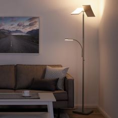 PAUL NEUHAUS LEUCHTEN DIRECT LED stojací svítidlo, stmívatelné, Smart Home, RGB plus W RGB plus 3000-5000K MEDION LD 11925-55
