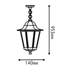 ACA ACA Lighting Garden lantern venkovní závěsné svítidlo HI6175B