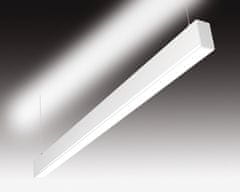 SEC SEC Závěsné LED svítidlo přímé a nepřímé osvětlení WEGA-MODULE2-FAB-DIM-DALI, 25 W, eloxovaný AL, 851 x 50 x 94 mm, 3000 K, 3315 lm 320-B-453-01-00-SP