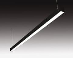 SEC SEC Stropní nebo závěsné LED svítidlo WEGA-MODULE2-AA-DIM-DALI, 23 W, černá, 1409 x 50 x 50 mm, 3000 K, 3000 lm 320-B-153-01-02-SP