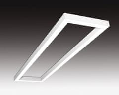 SEC SEC Stropní nebo závěsné LED svítidlo s přímým osvětlením WEGA-FRAME2-DA-DIM-DALI, 50 W, eloxovaný AL, 886 x 330 x 50 mm, 4000 K, 6640 lm 322-B-106-01-00-SP