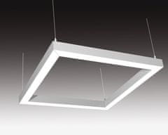 SEC SEC Závěsné LED svítidlo nepřímé osvětlení WEGA-FRAME2-AA-DIM-DALI, 72 W, černá, 1165 x 1165 x 50 mm, 4000 K, 9440 lm 321-B-006-01-02-SP