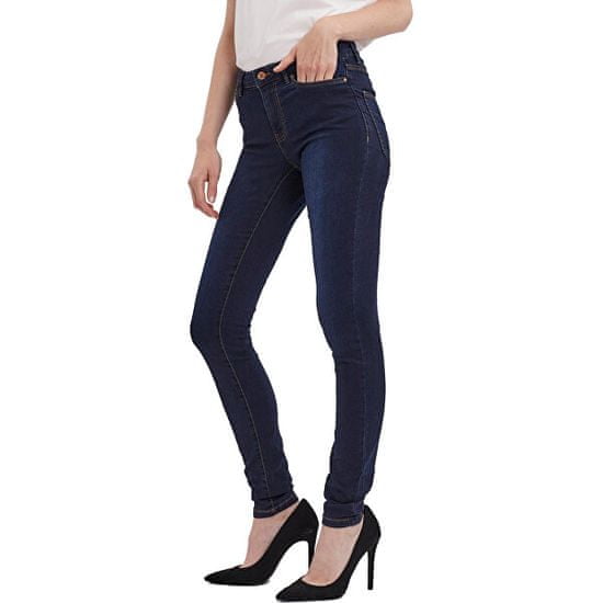 Vero Moda Dámské džíny VMJUDY Slim Fit 10249140 Dark Blue Denim