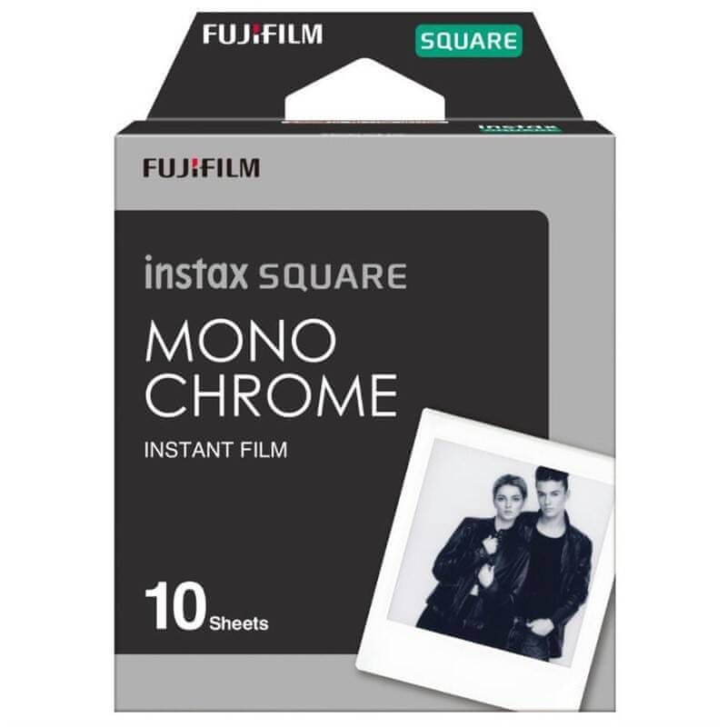 Levně FujiFilm Instax Film square Monochrome 10 ks