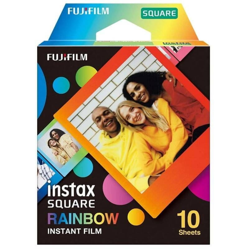 Levně FujiFilm Instax Film square Rainbow 10 ks