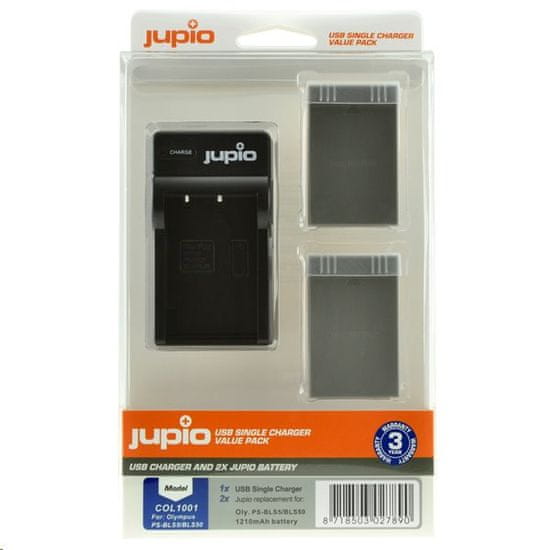 Jupio Kit 2× baterie PS-BLS 5-50 + USB nabíječka
