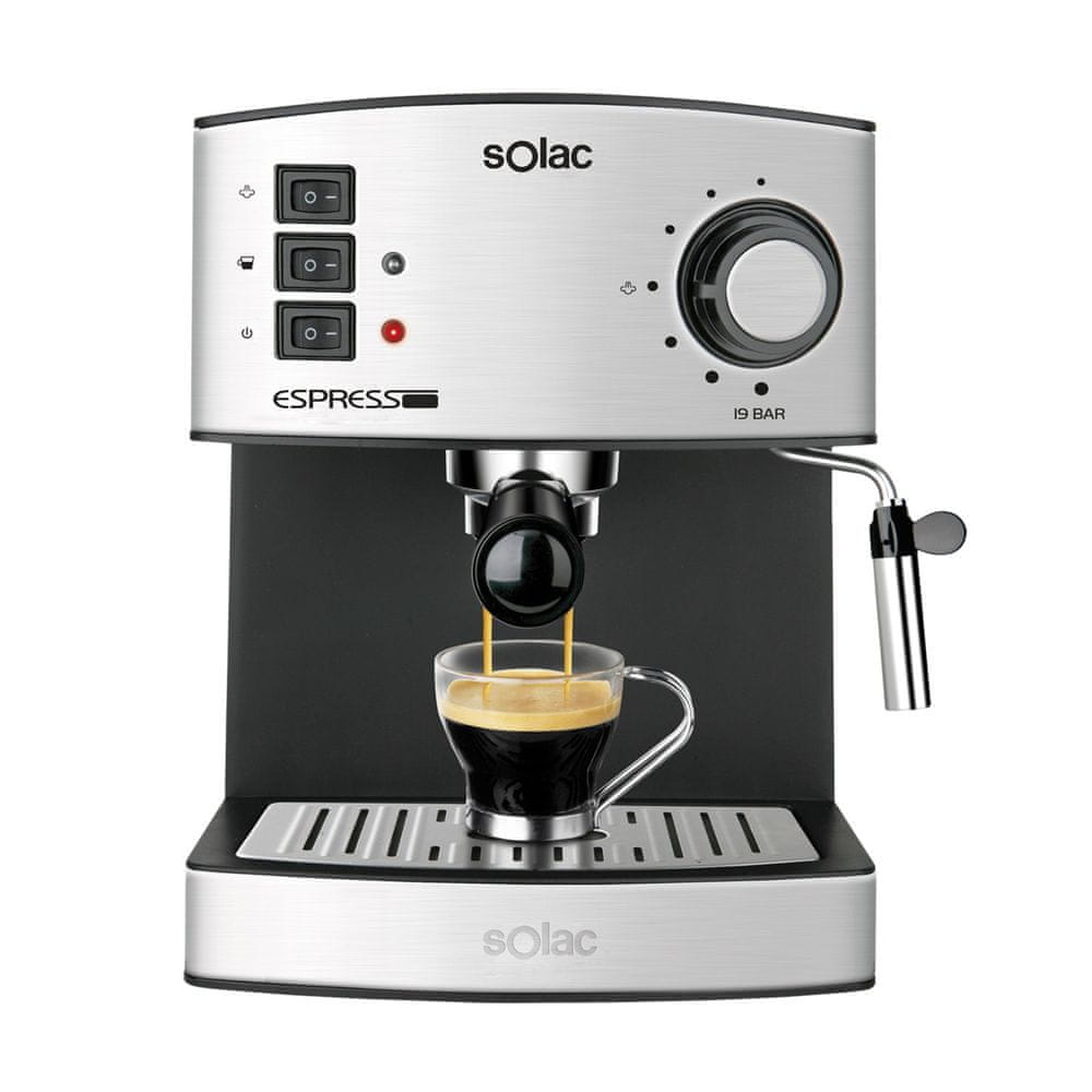 SOLAC pákové espresso CE4480 Expresso 19 Bar Inox