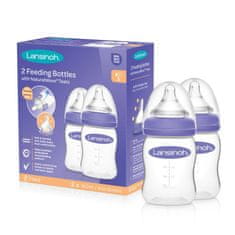 Lansinoh kojenecká láhev 160ml DUOPACK s NaturalWave TM savičkou (S)