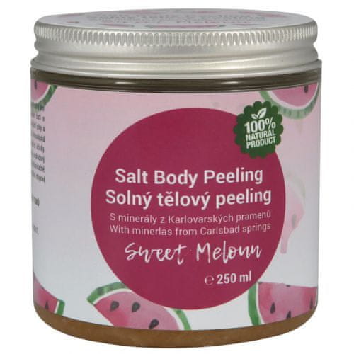 Solny těplový peeling (Sladký meloun) 250ml