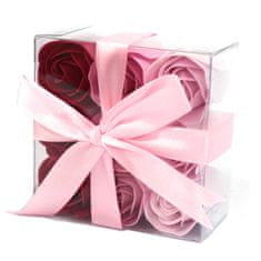 AWGifts Mýdlové růže 9ks - růžové