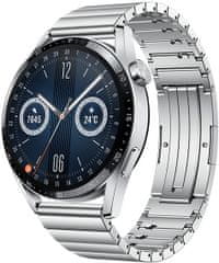 Huawei Watch GT 3 Elite, 46 mm, stříbrné