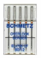 Schmetz Jehly pro coverlocky ELx705 CF 80