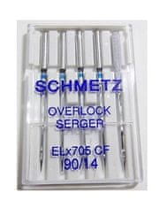 Schmetz Jehly pro coverlocky ELx705 CF 90
