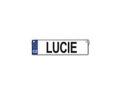Nekupto Originální SPZ cedulka se jménem LUCIE