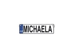 Nekupto Originální SPZ cedulka se jménem MICHAELA