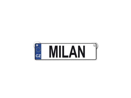 Nekupto Originální SPZ cedulka se jménem MILAN