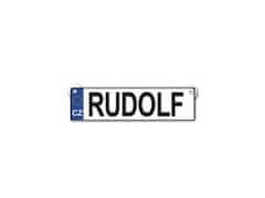 Nekupto Originální SPZ cedulka se jménem RUDOLF