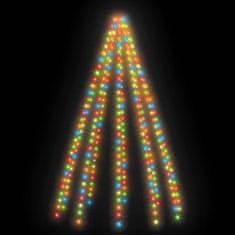 Greatstore Světelná síť na vánoční stromek s 300 LED pestrobarevná 300 cm