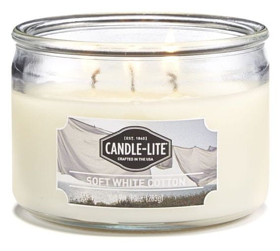 Levně Candle-lite Soft White Cotton 283g