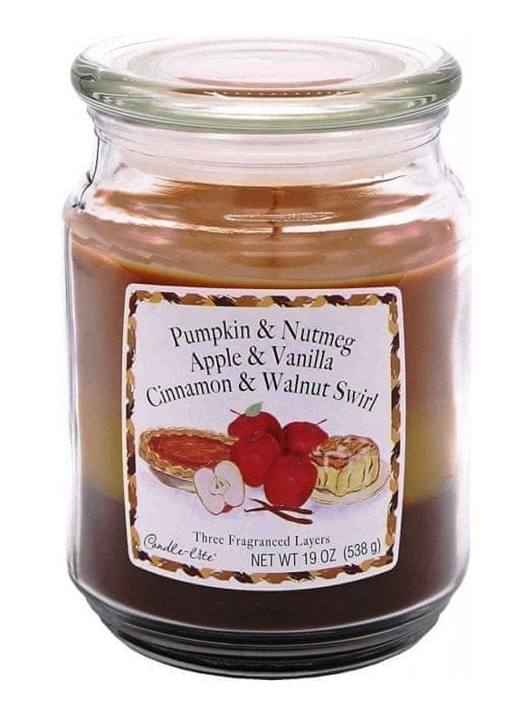 Candle-lite Pumpkin & nutmeg apple & vanilla cinnamon & walnut swirl 538g