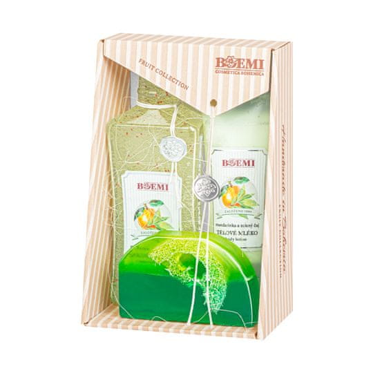 BOEMI Dárková kosmetická kazeta Fresh - Mandarinka a zelený čaj